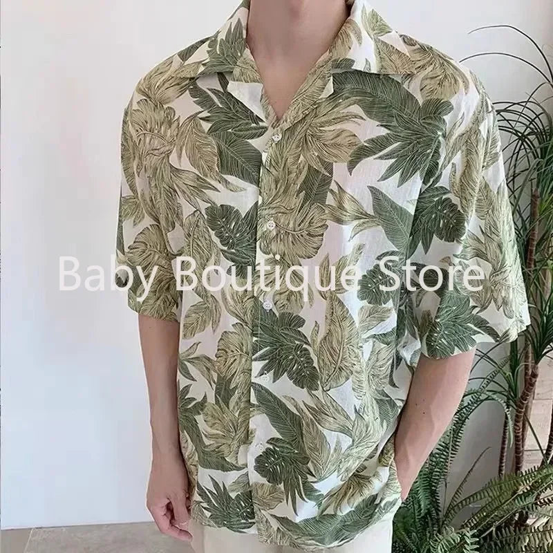Matching Beach Skirt Couple Look Summer Vacation Shoot Slimming Outfit Holiday Fashion for Women Dress Elegant Seaside Photo - Lovaki