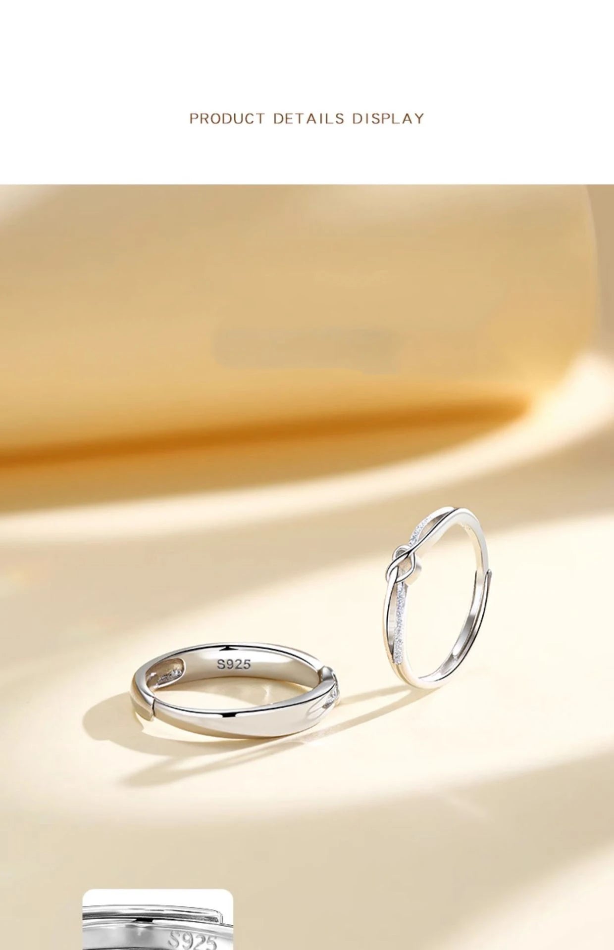 Simple Design Couple Ring 925 Sterling Silver Couples Promise to Each Other Really Silver Lover Wedding Engagement High Jewelry - Lovaki