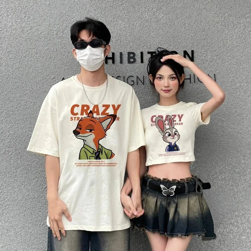 oversized t shirt Honeymoon Couple Outfits Dating Couples Anniversary Gifts y2k top graphic t shirts - Lovaki