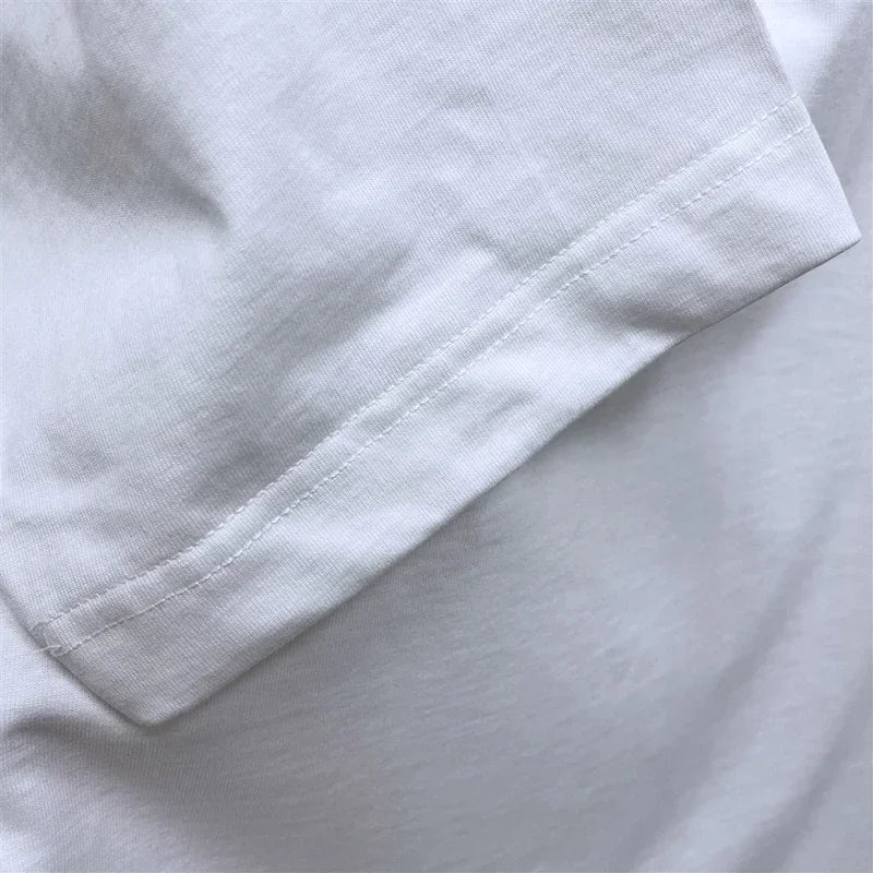 Couples Matching T Shirt Her Stitch His Angle Funny Graphic T Shirts Women Men 100% Cotton Summer Clothes Couple's Clothing - Lovaki