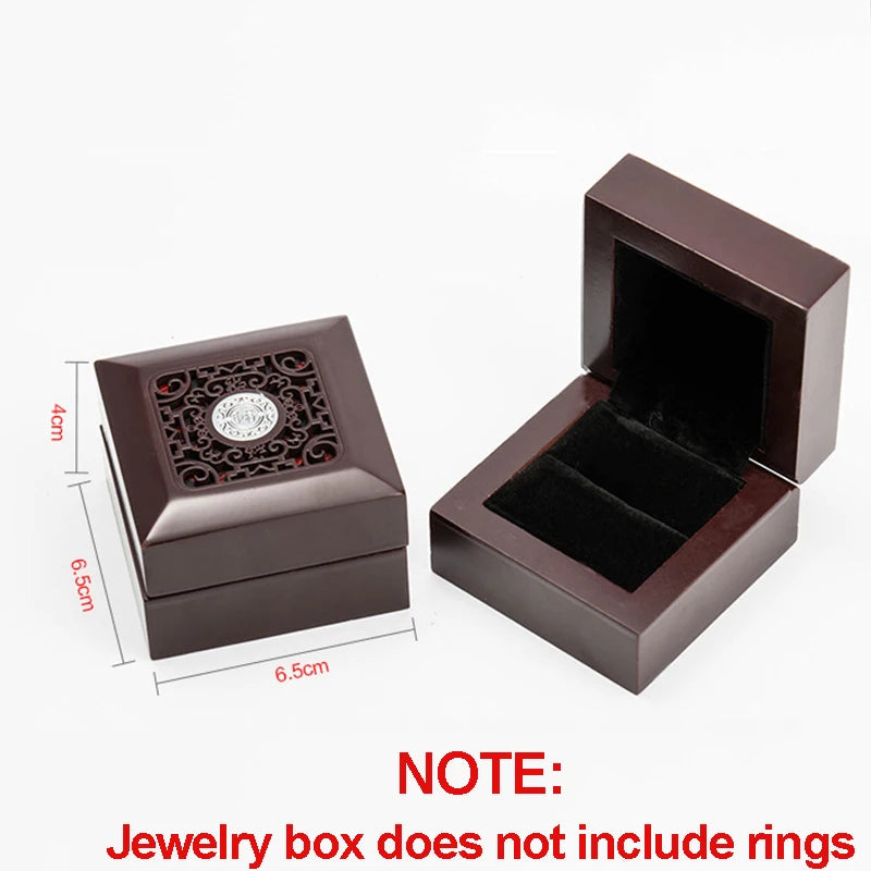 New Couple Engagement Rings 925 Sterling Silver Lovers Ring Jewelry for Propose Girlfriend Valentines Day Christmas Gifts - Lovaki