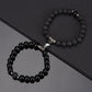 2PCS/Set Beads Couple Bracelets Natural Stone Distance Heart Magnet Bracelet For Lovers  Fashion Lovers Jewelry Gift - Lovaki