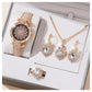 Watches Sets Gifts for Women Crystal Bling Wristwatch Jewelry Kit Gift for Mom Wife Girlfriend - Lovaki