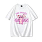 Couples Matching T Shirt Her Stitch His Angle Funny Graphic T Shirts Women Men 100% Cotton Summer Clothes Couple's Clothing - Lovaki
