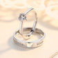 New Couple Engagement Rings 925 Sterling Silver Lovers Ring Jewelry for Propose Girlfriend Valentines Day Christmas Gifts - Lovaki