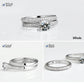 1 pair Vintage Halo 925 Sterling Silver Wedding Ring Set For Women Lady Anniversary Gift Jewelry Bulk Sell - Lovaki