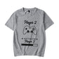 Couple Matching  T-Shirt Funny Game Player 1 Player 2 Shirts Short Sleeve Loose Women Men Tshirt Pregnancy Announcement Tops - Lovaki