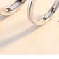 New Couple Engagement Rings 925 Sterling Silver Lovers Ring Jewelry for Propose Girlfriend Valentines Day Christmas Gifts - Lovaki