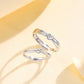 Simple Design Couple Ring 925 Sterling Silver Couples Promise to Each Other Really Silver Lover Wedding Engagement High Jewelry - Lovaki