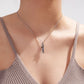 Hug Couples Pendant Necklace for Him and Her, The Tale of Two Lovers Jewelry, Affectionate Hug Necklaces Couple for Women Men - Lovaki