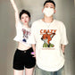 oversized t shirt Honeymoon Couple Outfits Dating Couples Anniversary Gifts y2k top graphic t shirts - Lovaki