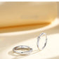 Simple Design Couple Ring 925 Sterling Silver Couples Promise to Each Other Really Silver Lover Wedding Engagement High Jewelry - Lovaki