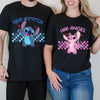 Couples Matching T Shirt Her Stitch His Angle Funny Graphic T Shirts Women Men 100% Cotton Summer Clothes Couple's Clothing - Lovaki