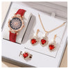 Watches Sets Gifts for Women Crystal Bling Wristwatch Jewelry Kit Gift for Mom Wife Girlfriend - Lovaki