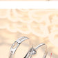 New Couple Engagement Rings 925 Sterling Silver Lovers Ring Jewelry for Propose Girlfriend Valentines Day Christmas Gifts - Lovaki