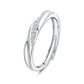 2Pcs Couple Rings For Lovers Steel Wedding Set Women Love Jewelry Silver Color Valentine's Day Anniversary Gifts - Lovaki