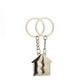 1Pair New Couple I LOVE YOU Lovers Keychain Warm House Type Couple Key Chain Souvenirs Valentine's Day Gift Built With Love Home - Lovaki