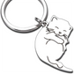 Couple Gift Keychain Cute Valentine's Day Gifts for Him,Her,Cat Lover,Best Friend Husband Wife,Gift for Birthday New Yea - Lovaki