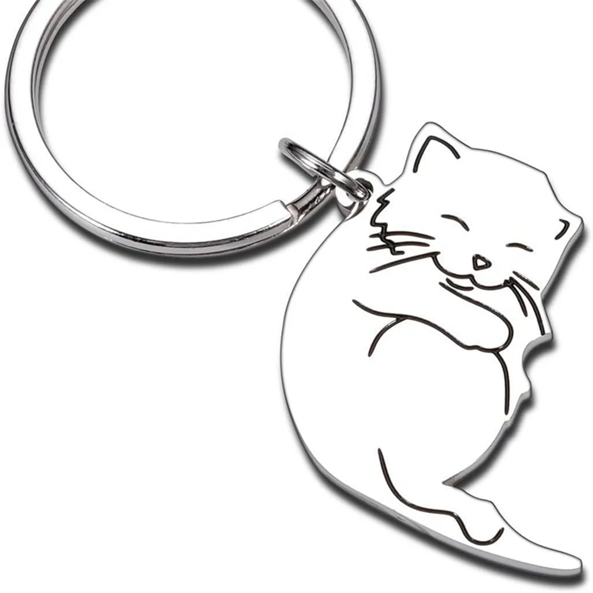 Couple Gift Keychain Cute Valentine's Day Gifts for Him,Her,Cat Lover,Best Friend Husband Wife,Gift for Birthday New Yea - Lovaki