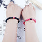 2PCS/Set Beads Couple Bracelets Natural Stone Distance Heart Magnet Bracelet For Lovers  Fashion Lovers Jewelry Gift - Lovaki