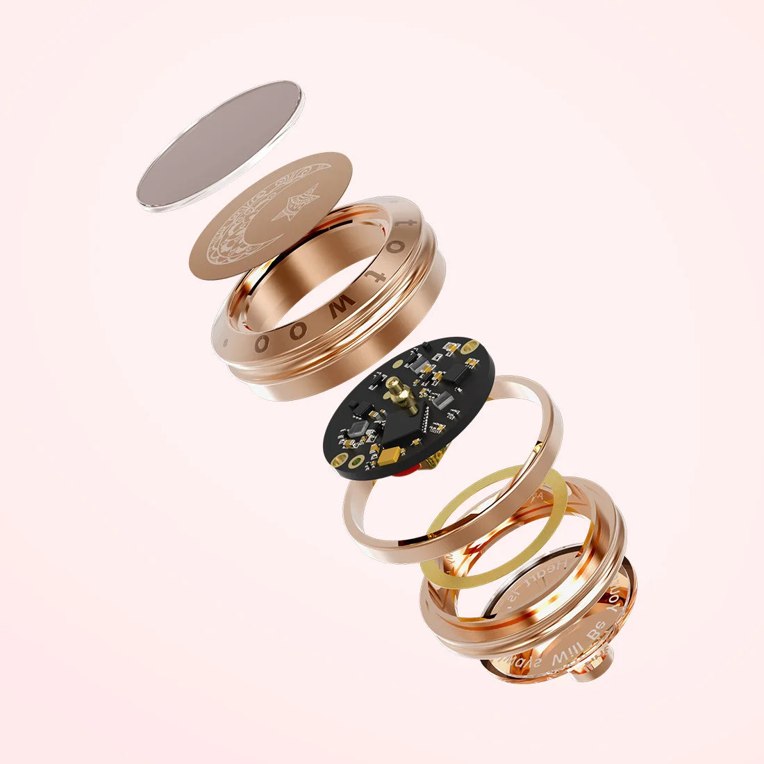 TOTWOO Long Distance Touch Bracelets for Couples, Vibration & Light up for Love Couples Bracelets | Long Distance Relationship - Lovaki