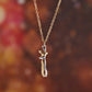 Hug Couples Pendant Necklace for Him and Her, The Tale of Two Lovers Jewelry, Affectionate Hug Necklaces Couple for Women Men - Lovaki