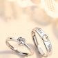 New Couple Engagement Rings 925 Sterling Silver Lovers Ring Jewelry for Propose Girlfriend Valentines Day Christmas Gifts - Lovaki